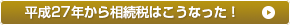 平成25年度税制改正 相続税はこうなった!